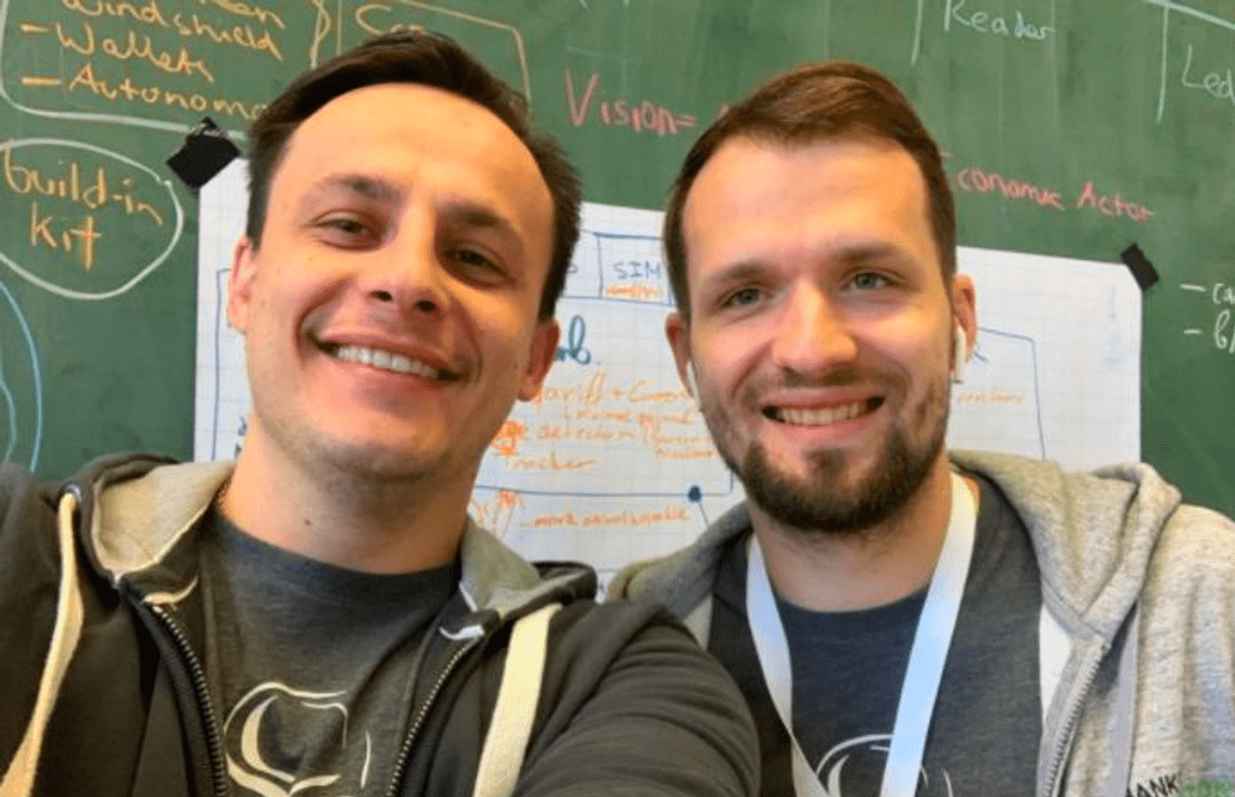 Sergej Kunz and Anton Bukov, 1inch co-founders